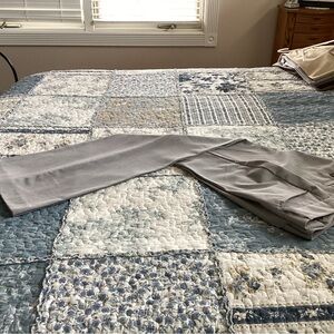 Michael Kors light grey straight leg pant. Size 2P.